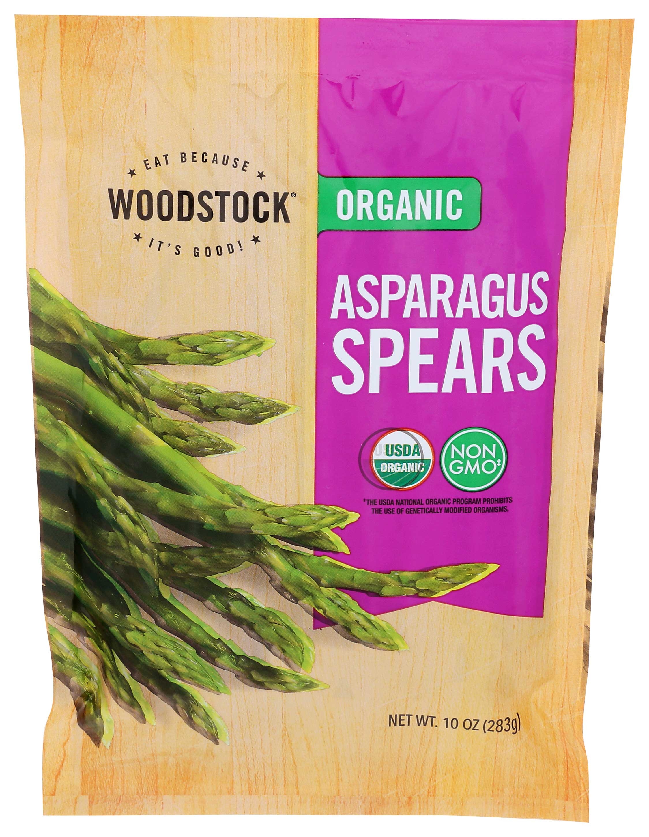 Woodstock Farms Organic Asparagus, 10 Ounce -- 12 per case.