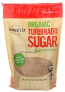 Woodstock Farms Organic Turbinado Sugar, 16 Ounce -- 12 per case.