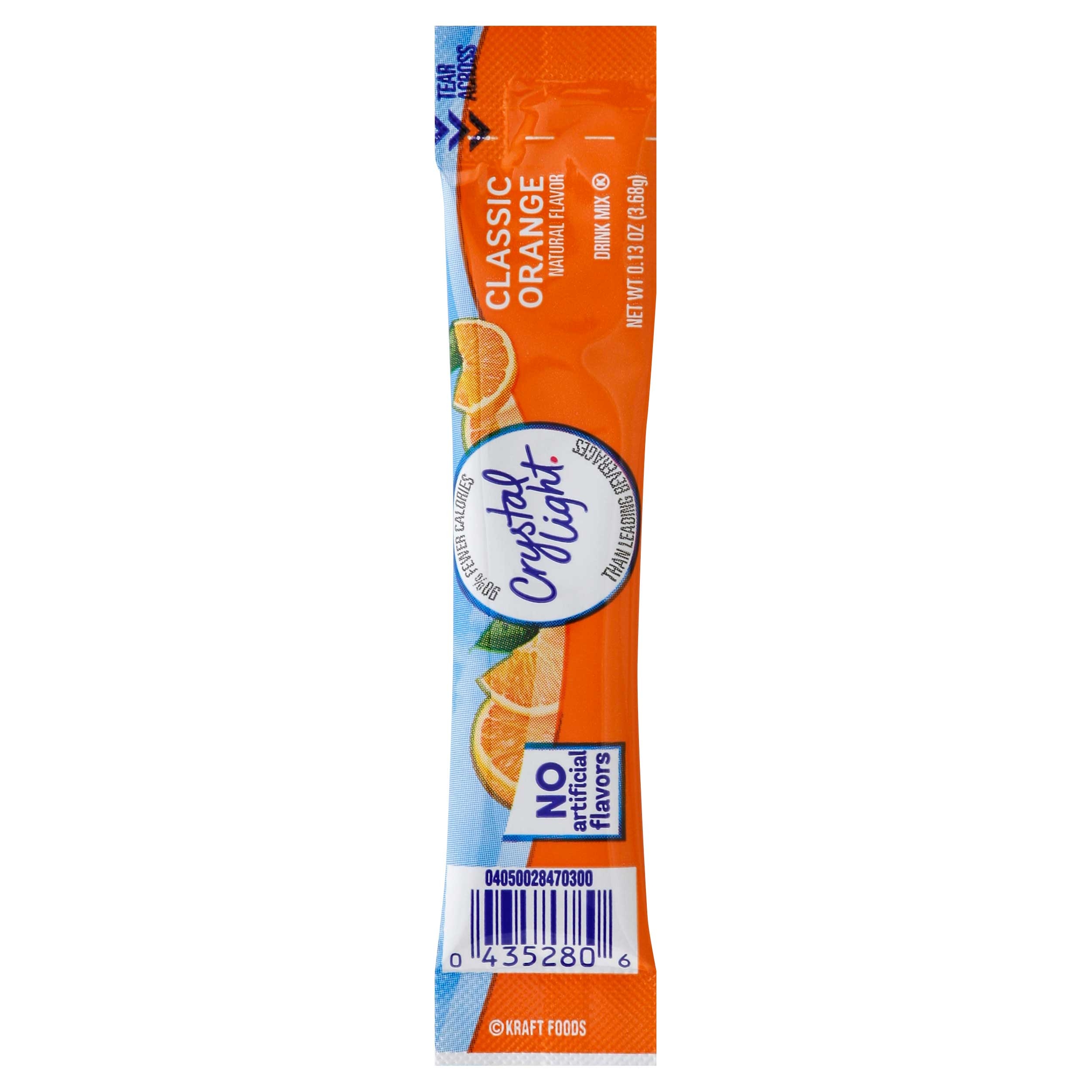Crystal Light On The Go Classic Orange Drink Mix, 1.3 Ounce -- 10 packets per box.