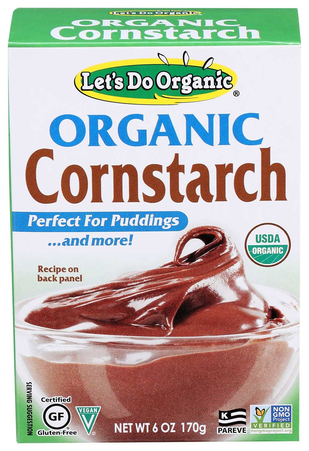 Lets Do Organic Cornstarch, 6 Ounce -- 6 per case.