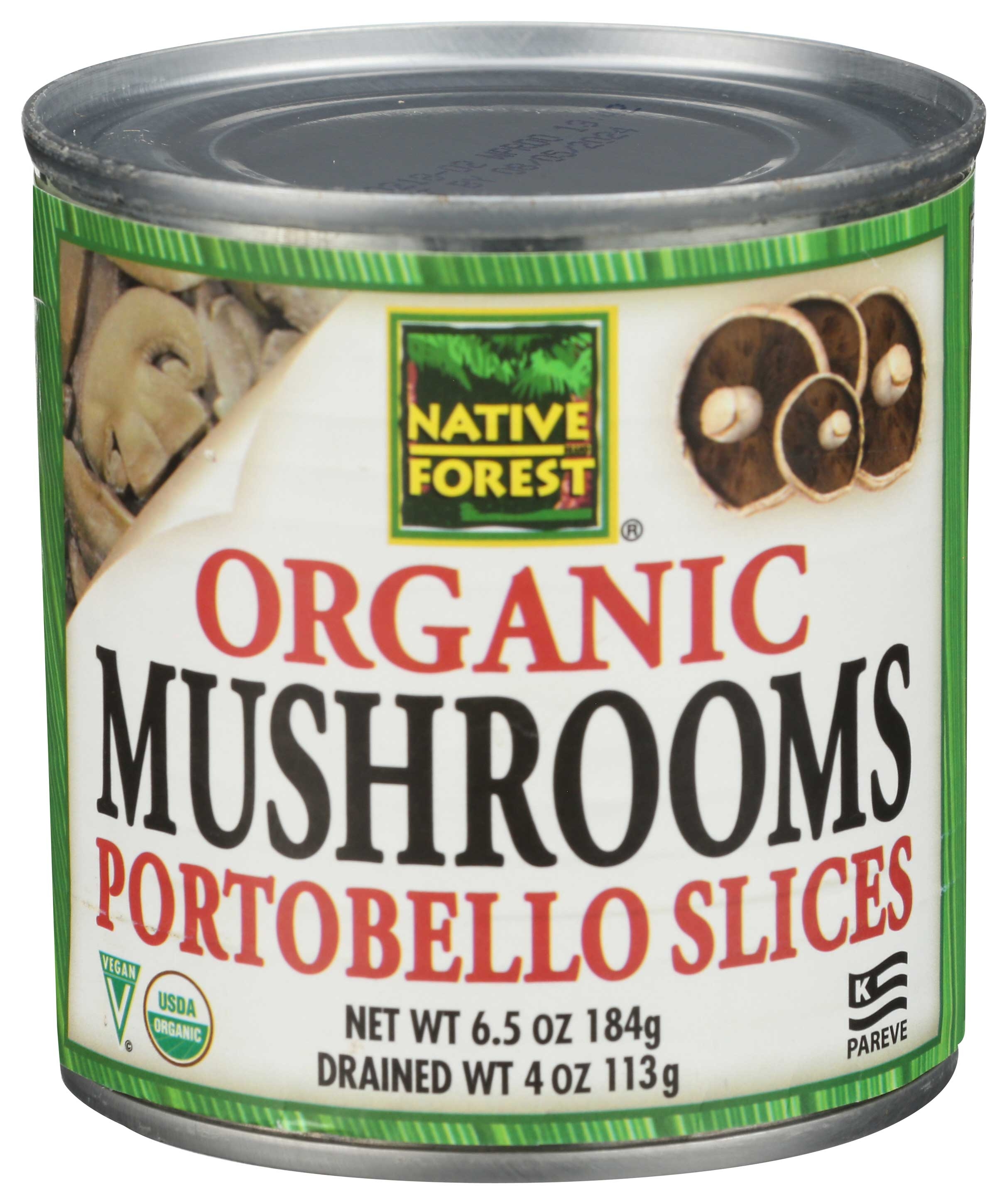 Native Forest Organic Portobello Mushrooms, 4 Ounce -- 12 per case.