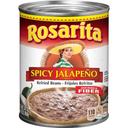 Rosarita Spicy Jalapeno Refried Beans, 30 Ounce -- 12 per case