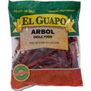 El Guapo Whole Arbol Chili Pods, 2 Ounce -- 12 per case