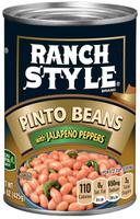 Ranch Style Pinto Beans with Jalapenos, 15 Ounce -- 12 per case