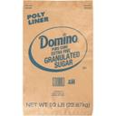 Domino Granulated Sugar, 50 Pound Bag.