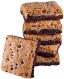 Davids Cookies Brookie Brownie Bar - 24 count per pack -- 4 packs per case.