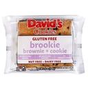 Davids Cookies Individually Wrapped Gluten Free Brookie, 3.5 Ounce -- 48 per case