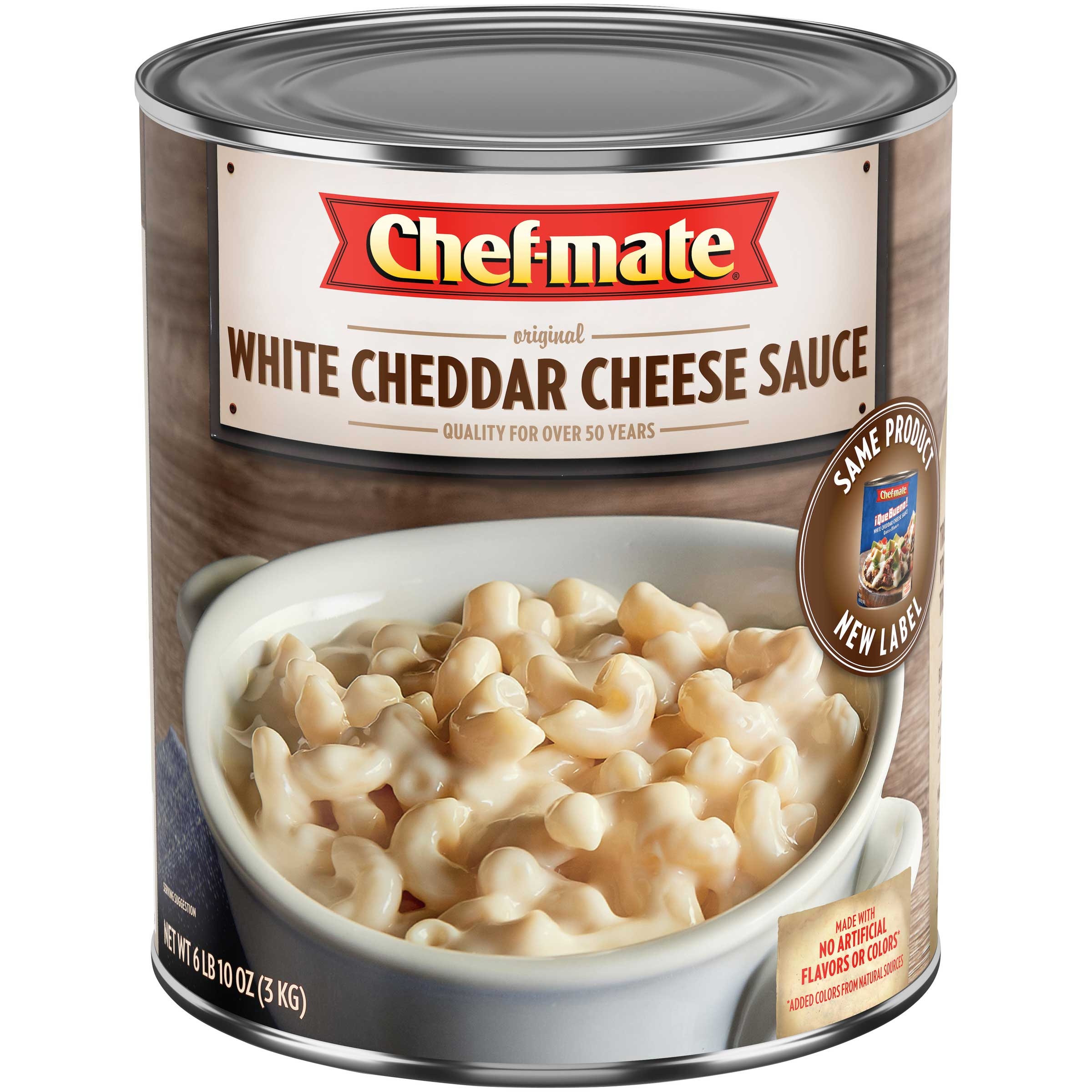 Chef Mate White Cheddar Cheese Sauce, 106 Ounce -- 6 per case.