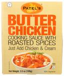 Patels Butter Chicken Mild Cooking Sauce with Roasted Spice, 3.53 Ounce -- 6 per case