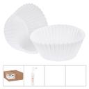Lapaco White Baking Cup, 4.5 x 2 x 1.25 inch, 1000 count per pack -- 10 per case.