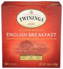 Twinings English Breakfast Tea, 50 bags per pack -- 6 packs per case