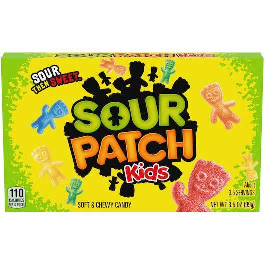 Sour Patch Kids Soft and Chewy Candy, 3.5 Ounce -- 12 per case