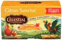 Celestial Seasonings Citrus Sunrise Caffeine Free Herbal Tea - 20 tea bags per pack -- 6 packs per case