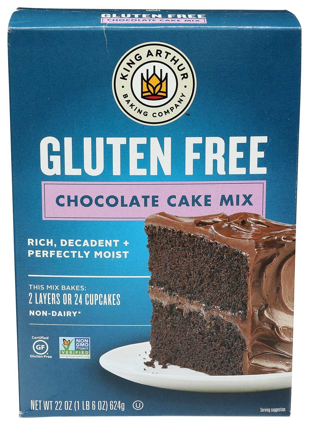 King Arthur Chocolate Cake Mix, 22 Ounce -- 6 per case.