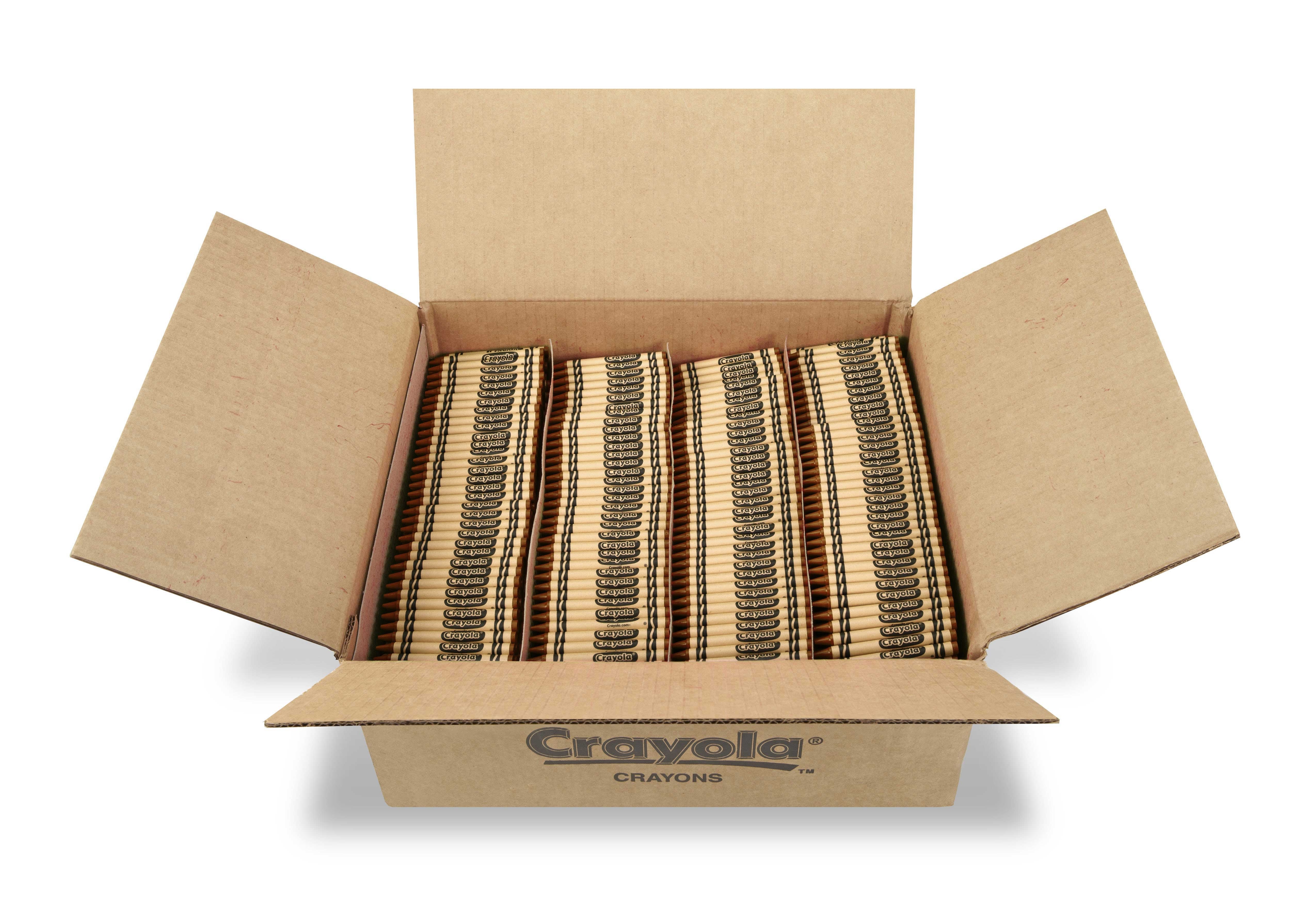 Crayola Brown Bulk Crayons -- 3000 per case.