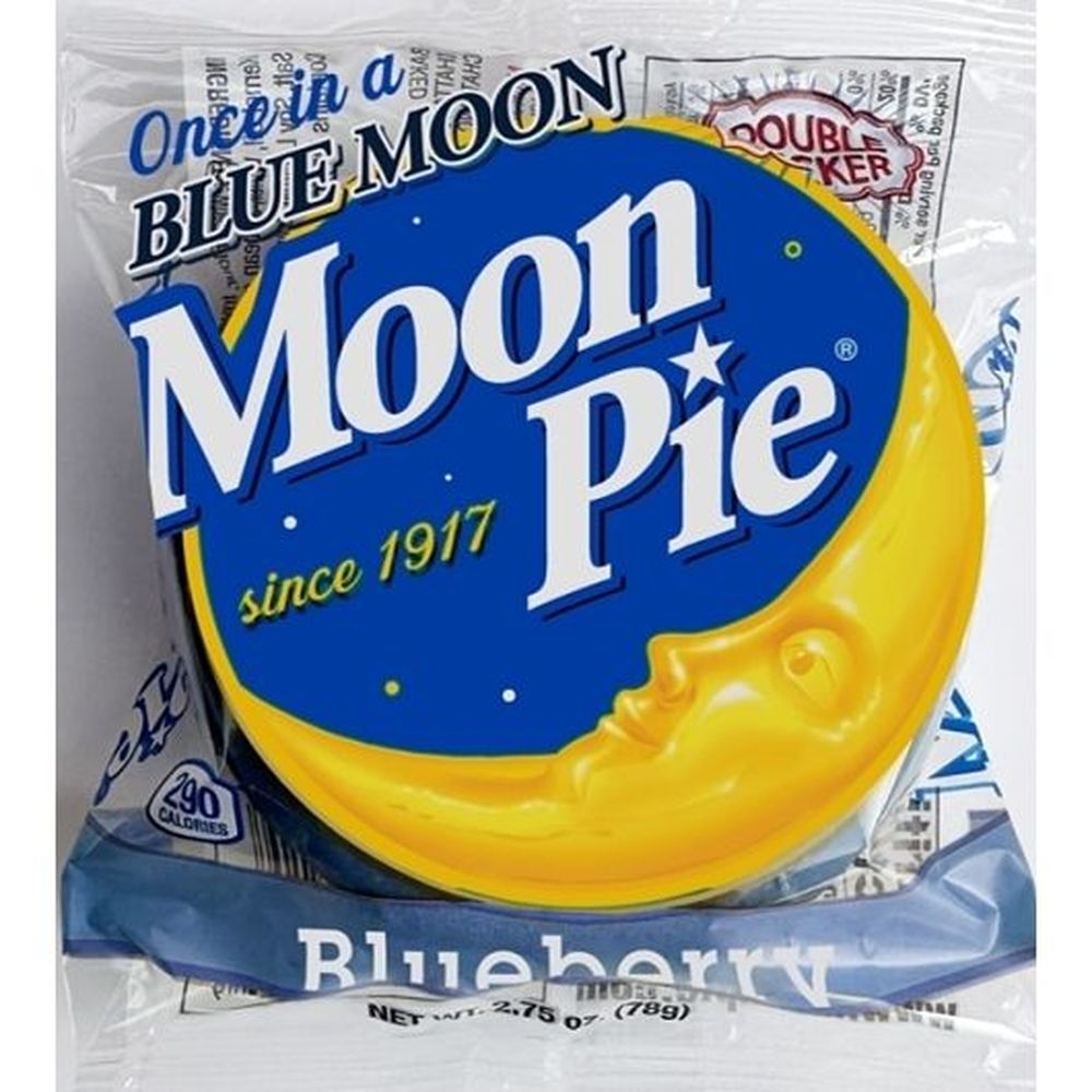 Moonpie Blueberry Double Decker Marshmallow Sandwich Cookie, 2.75 Ounce -- 54 per case