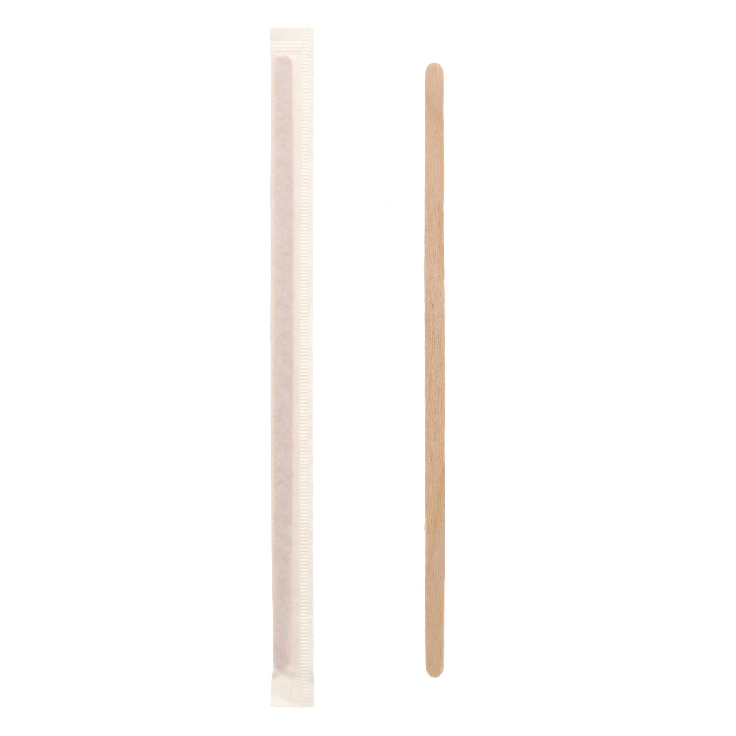 Royal Individually Wrapped Wood Coffee Stirrer, 7 1/2 inch -- 5000 per case.