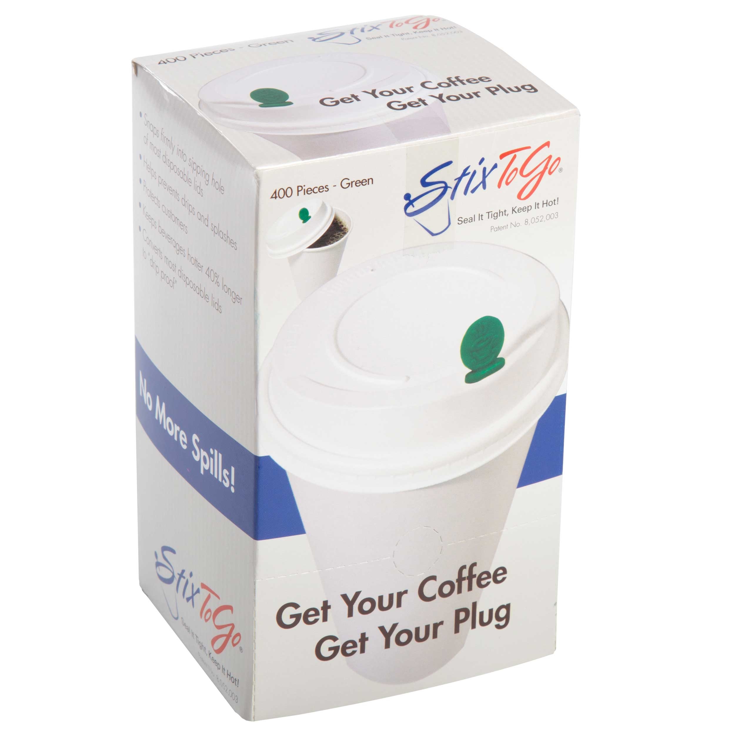 Royal Green Circle Beverage Plug -- 2000 per case.