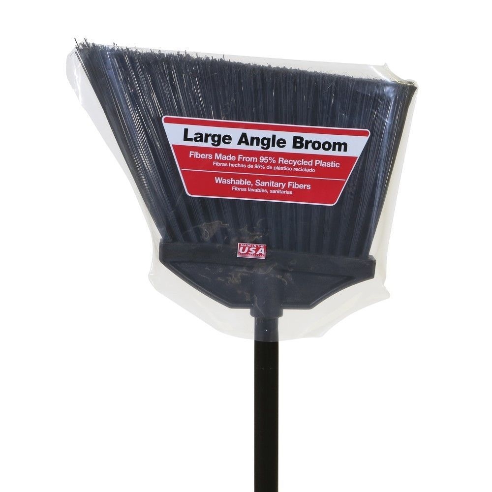 O-Cedar Commercial Large Angle Broom with Flagged Bristles