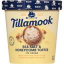 Tillamook Sea Salt and Honeycomb Toffee Ice Cream, 16 Fluid Ounce -- 8 per case