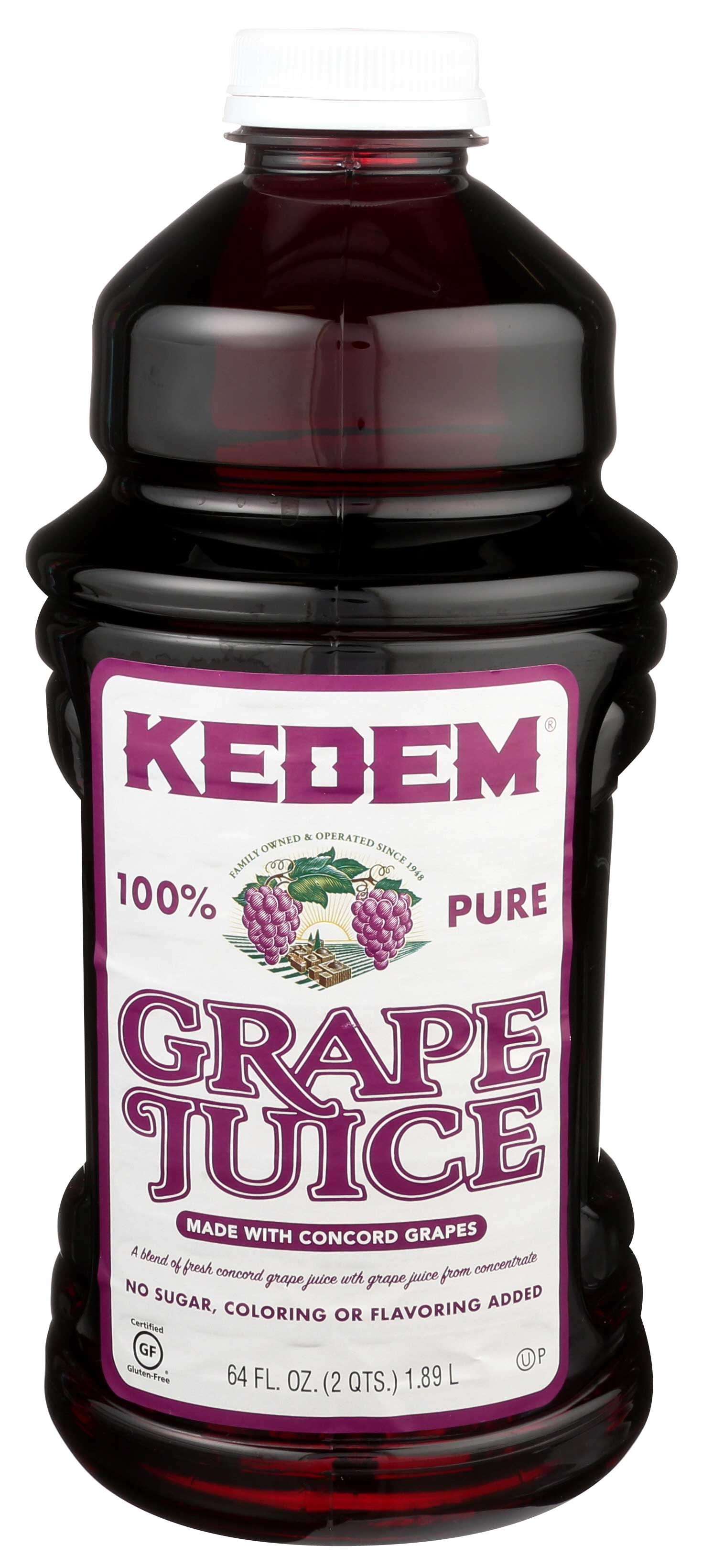 Kedem Concord Grape Juice, 64 Ounce -- 8 per case.
