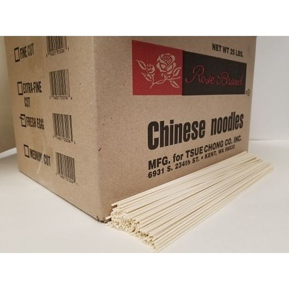 Rose Dry Egg Noodles, 25 Pound