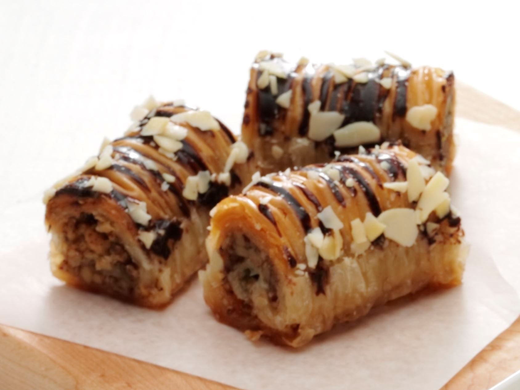 Grecian Delight Mediterranean Nut Rolls -- 84 per case.