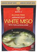 San-J White Miso Soup Envelope, 0.42 Ounce -- 36 per case