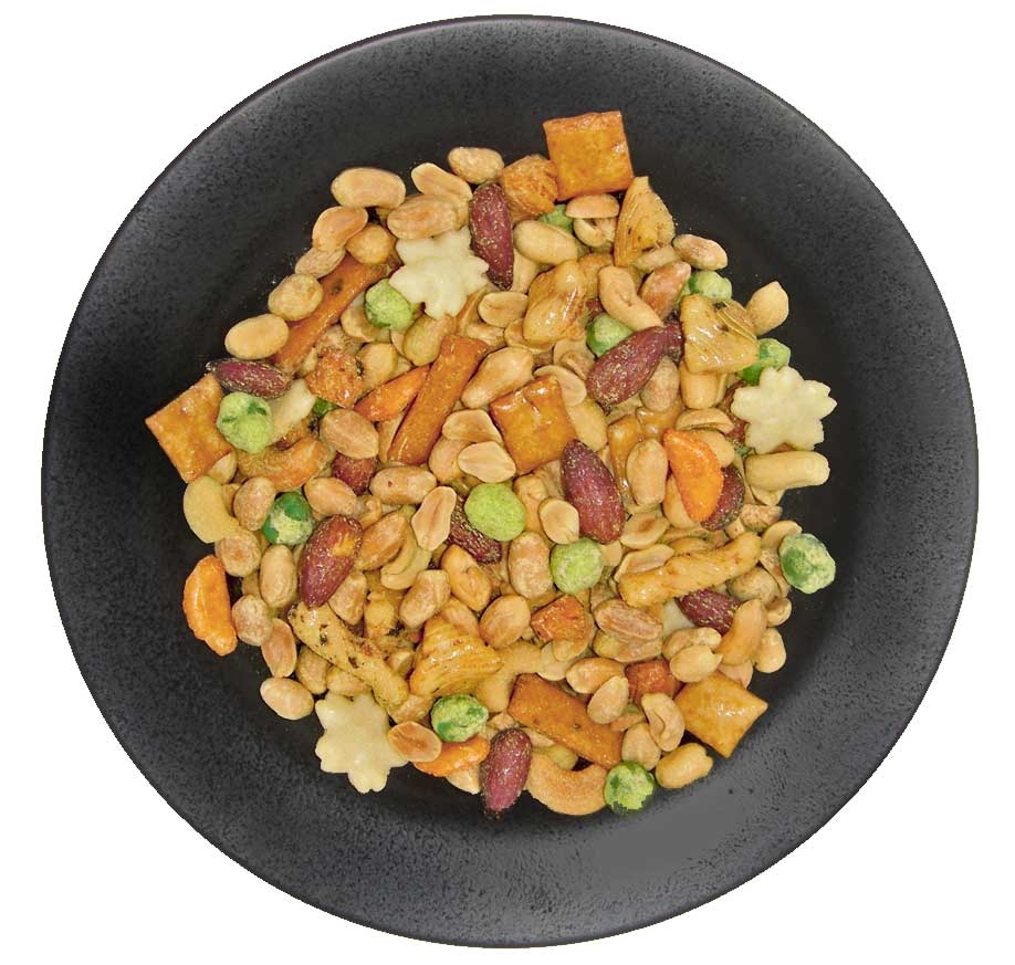 Azar Nut Asian Snack Mix with Wasabi Pea, 5 Pound -- 2 per case.