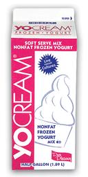 Yocream Yogurt Mix, Very Strawberry Nonfat Soft Serve, 64 Ounce -- 6 per case.