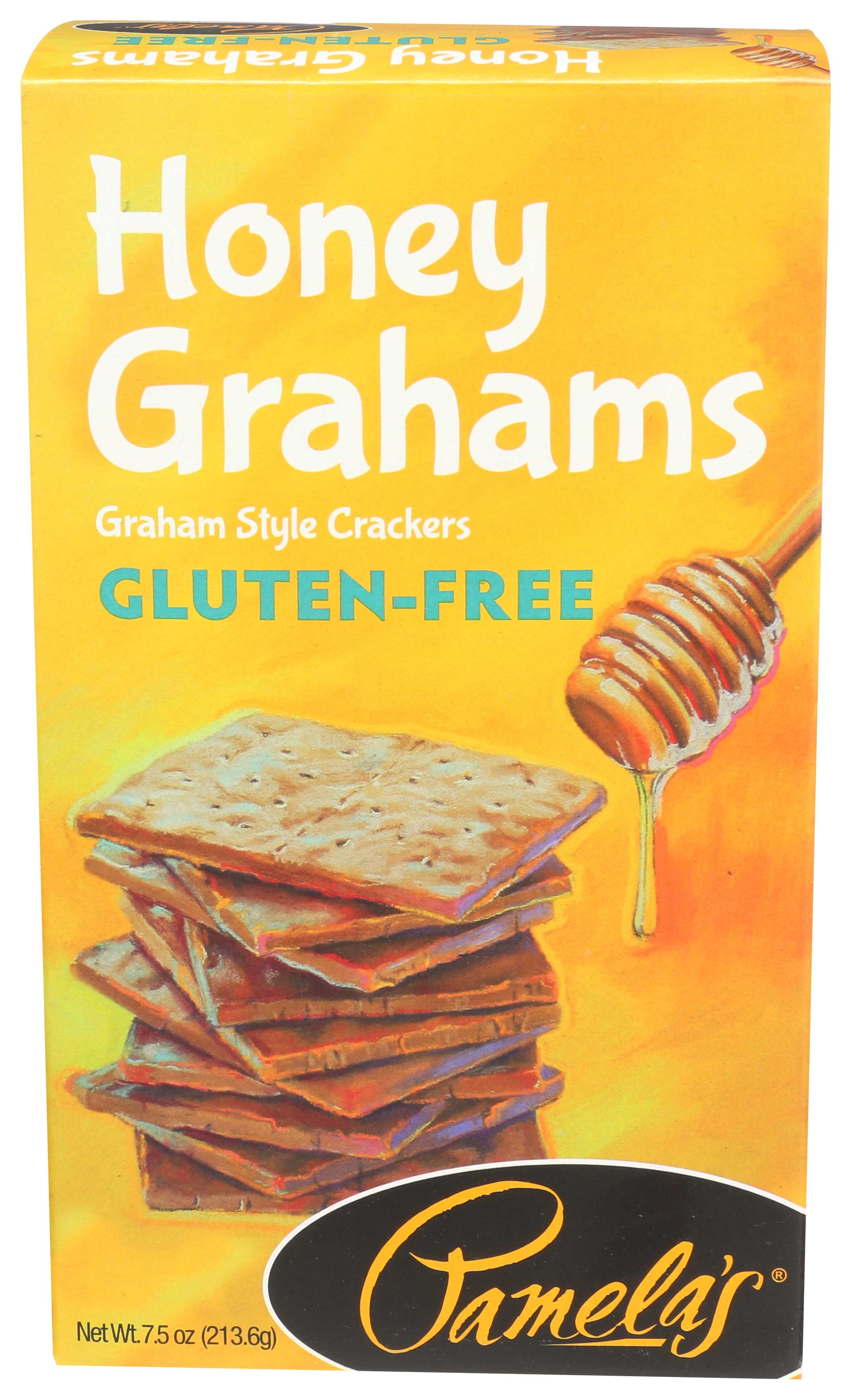 Pamelas Gluten Free Traditional Honey Graham Cracker, 7.5 Ounce -- 6 per case