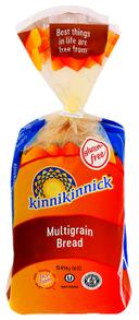 Kinnikinnick Gluten Free Soft Multigrain Bread, 16 Ounce -- 6 per case.