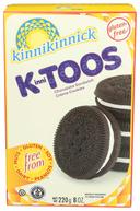 Kinnikinnick Foods Chocolate Sandwich Cream Kinnitoos Cookies, 8 Ounce -- 6 per case.
