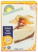 Kinnikinnick Foods Graham Style Cracker Crumb, 10.5 Ounce -- 6 per case.