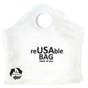Command Packaging 18 X 16 x 9 inch Plastic Reusable White Wave Carry Out Bag, 500 count -- 500 per case