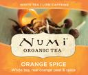 Numi Organic Orange Spice White Tea -- 100 per case.
