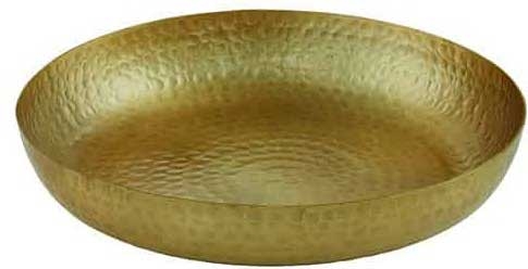 American Metalcraft Gold Hammered Aluminum Single Wall Seafood Tray, 128 Ounce