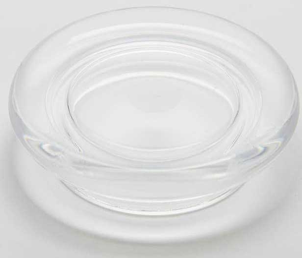 American Metalcraft Plastic Replacement Cap for Clear Pebbled Acrylic Water Bottle, 2 1/4 x 2 1/4 x 5/8 inch
