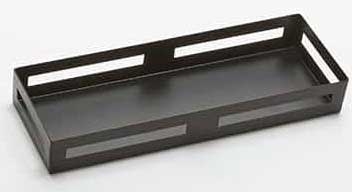American Metalcraft Black Twilight Multifunctional Riser, 14 5/8 inch Length x 5 1/8 inch Width x 2 inch Height
