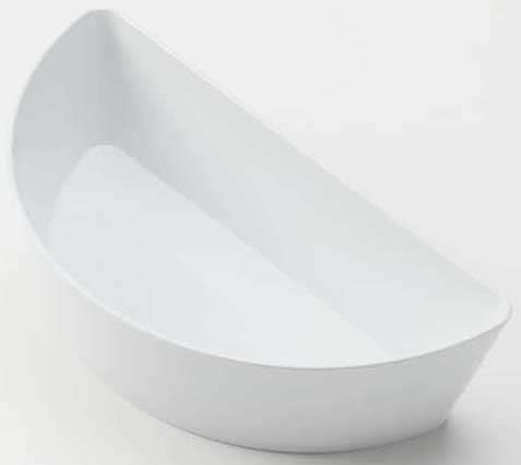 American Metalcraft White ABS Plastic Half Size Round Insert Only, 34 Ounce