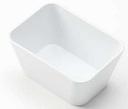 American Metalcraft White ABS Plastic Quarter Size Rectangular Insert Only, 16 Ounce