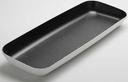 American Metalcraft Lift Collection Melamine White with Black Speckled Rectangular Platter, 24 inch Length