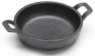 American Metalcraft Small Round Cast Iron Casserole, 8 1/2 Ounce
