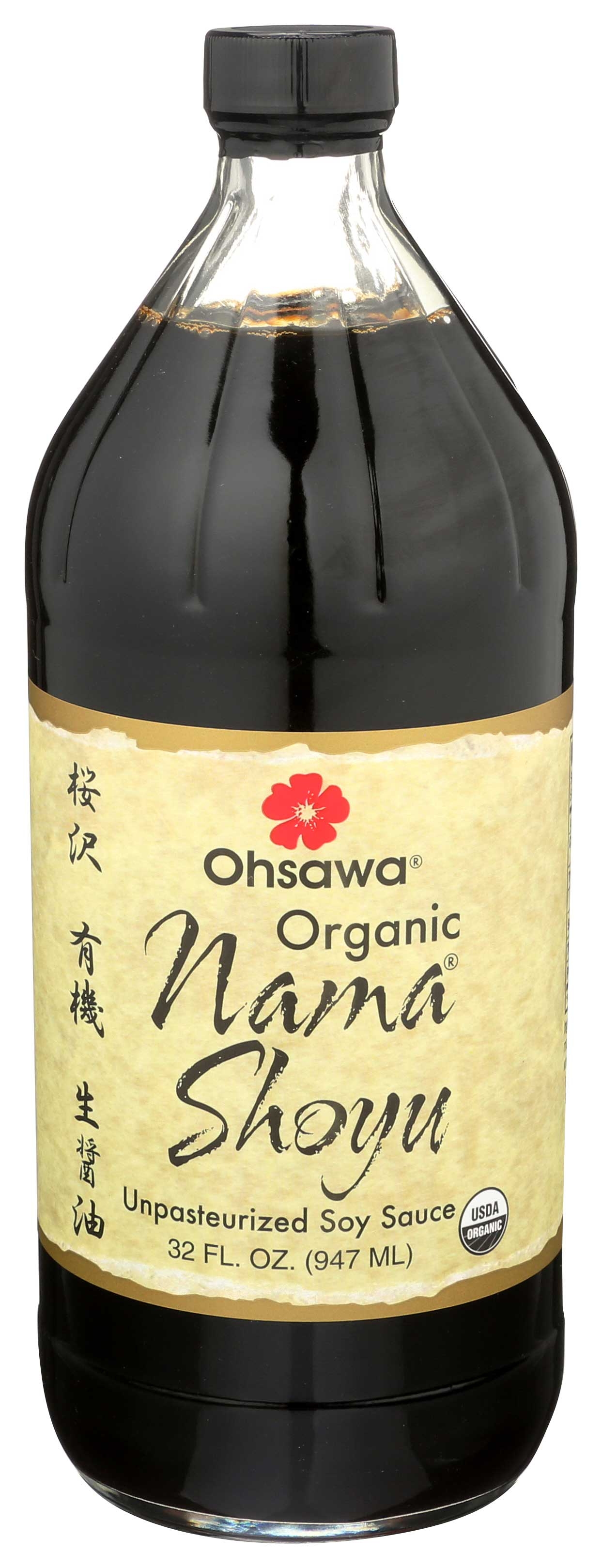 Ohsawa Organic Nama Shoyu Soy Sauce, 32 Ounce