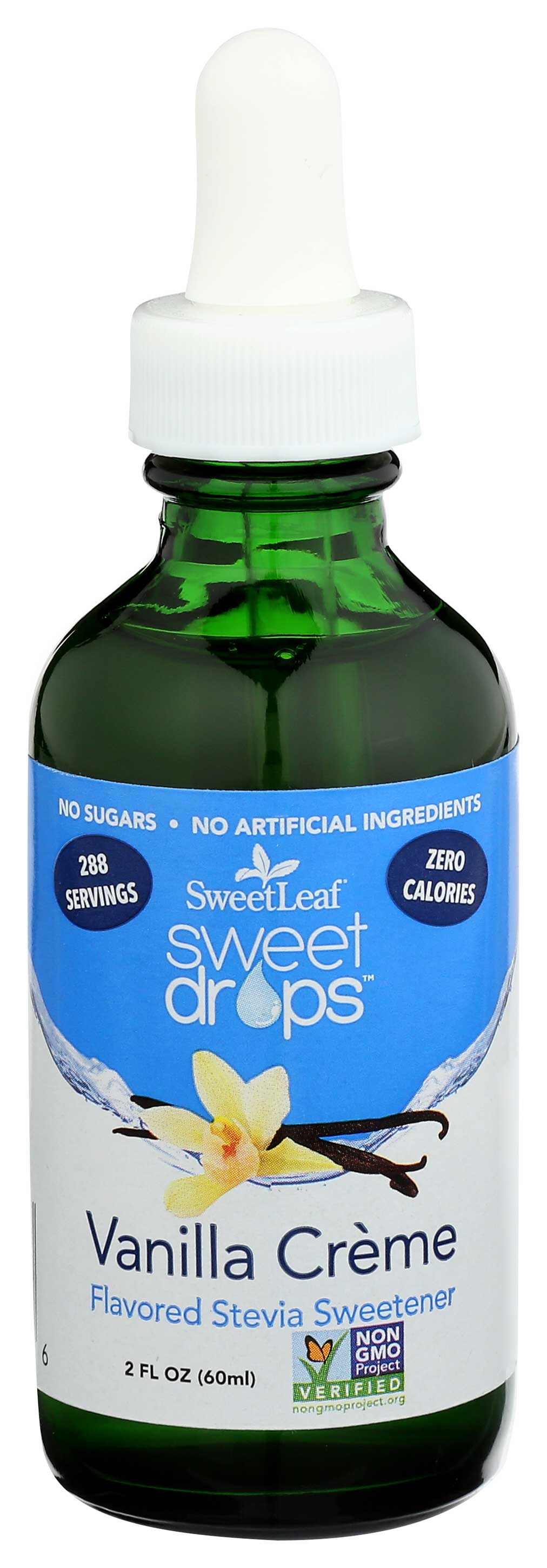 Sweet Leaf Vanilla Creme Flavor Stevia Clear Liquid, 2 Ounce -- 1 each.