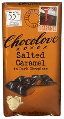 Chocolove Xoxox Salted Caramel in Dark Chocolate Bar, 3.2 Ounce -- 10 per case