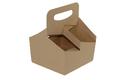 Boxit Kraft Cup Carrier, 7.25 x 7 x 9.25 inch -- 100 per case.