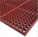Cactus Mat Vip Tuffdek Red Heavy Duty Rubber Floor Mat, 3 x 5 feet