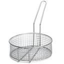 Tablecraft 18/8 Stainless Steel Round Cooking Basket, 10.5 x 10.5 x 3.5 inch -- 2 per case
