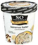 So Delicious Drizzled Bananas Foster Cashewmilk Non Dairy Dessert, 1 Pint -- 8 per case